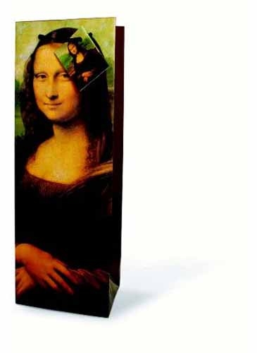 The Everyday Wine Bottle Gift Bag Collection (Mona Lisa)