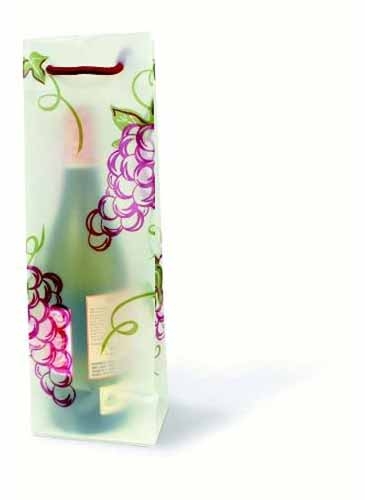 The Everyday Wine Bottle Plastic Gift Bag Collection (Grapes)