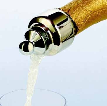 Auto-Close Pour & Seal for Champagne