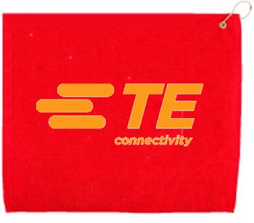 15" X 18" Hemmed Golf Towel W/ Grommet And Hook