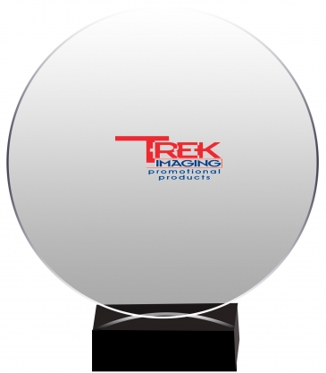 Crystal Halo Award Jade (8")