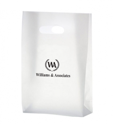 Frosted Die Cut Tote Bag