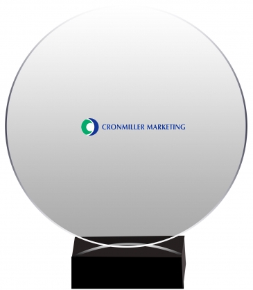 Crystal Halo Award Jade (6")