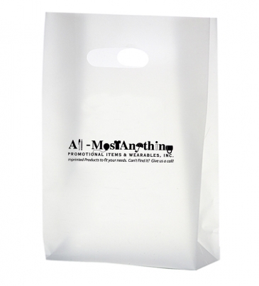 Frosted Die Cut Tote Bag