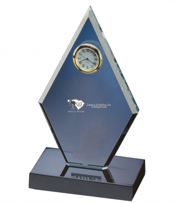 Crystal Image Diamond Award Clock