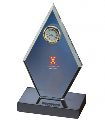 Crystal Image Diamond Award Clock