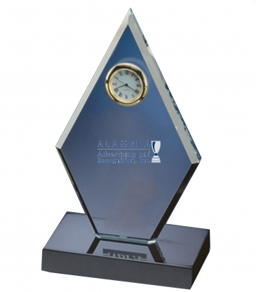 Crystal Image Diamond Award Clock