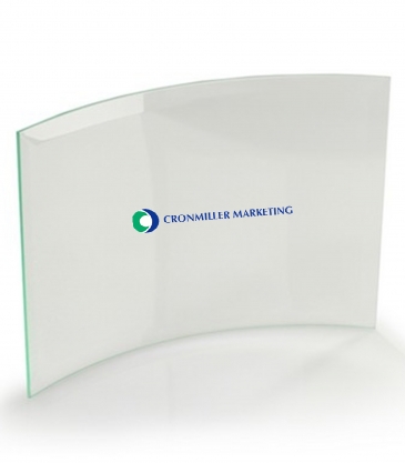 Spectral Jade Curved Award (7"x5")