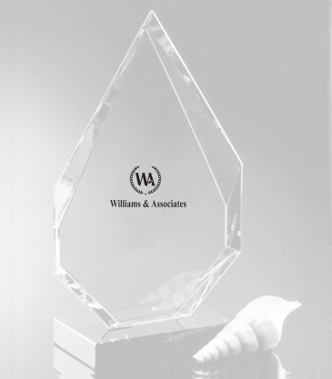 9" Jade Angular Flame on Marble Base