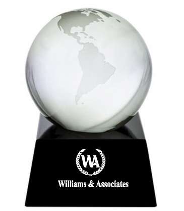 3" Crystal Globe On Marble Base