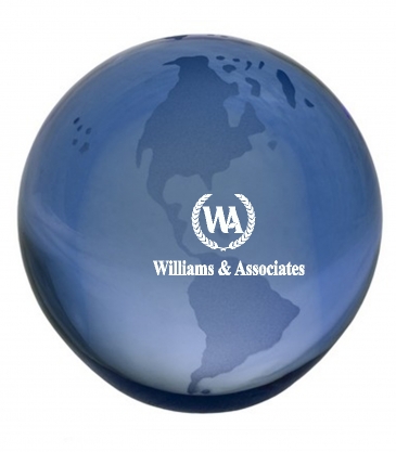 3" Blue Crystal Globe Award