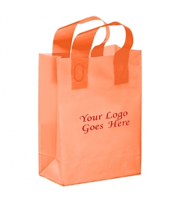 Color Frosted Soft Loop Shopper Bag
