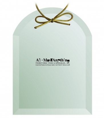 Jade Crystal Arch Ornament