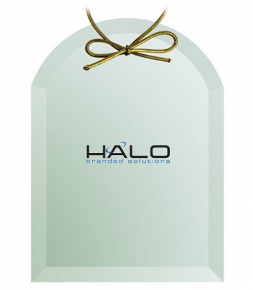 Jade Crystal Arch Ornament