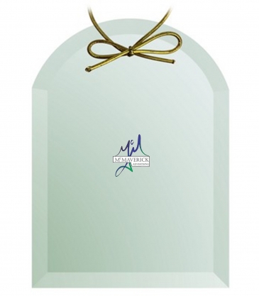 Jade Crystal Arch Ornament