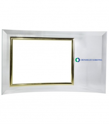 Curved Horizontal Photo Frame (7"x5" Photo)