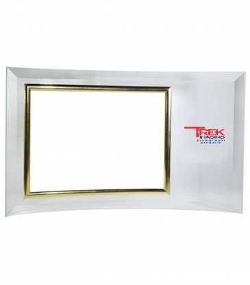 Curved Horizontal Photo Frame (6"x4" Photo)