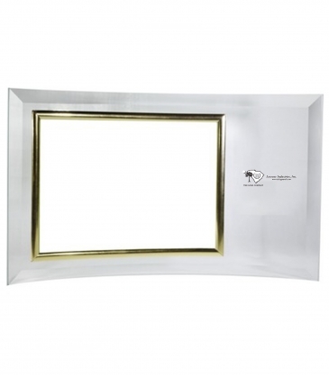Curved Horizontal Photo Frame (6"x4" Photo)