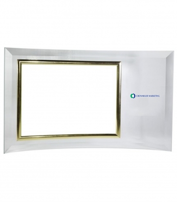 Curved Horizontal Photo Frame (6"x4" Photo)