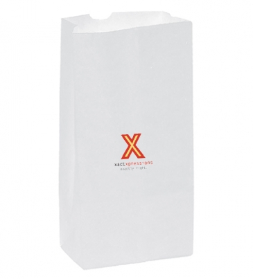 White Kraft 2# Popcorn SOS Bag