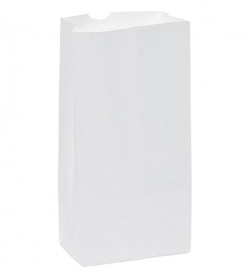 White Kraft 2# Popcorn SOS Bag
