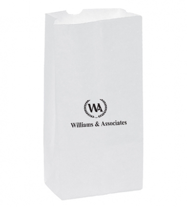 White Kraft 2# Popcorn SOS Bag