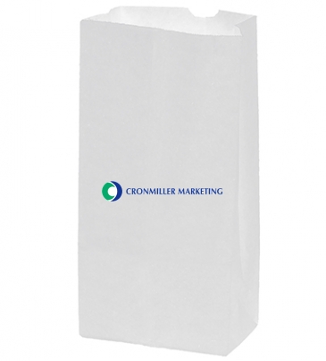 White Kraft 4# SOS Grocery Bag