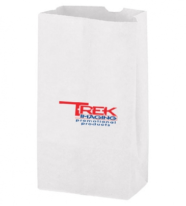 White Kraft 6# SOS Grocery Bag