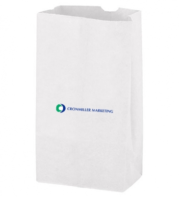 White Kraft 6# SOS Grocery Bag