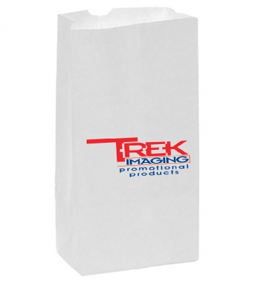 White Kraft 10# SOS Grocery Bag