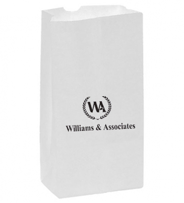 White Kraft 10# SOS Grocery Bag