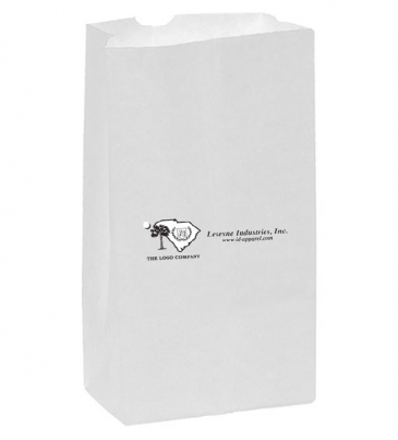 White Kraft 12# SOS Grocery Bag