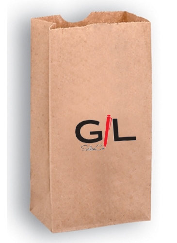 Natural Kraft 2# Popcorn SOS Bag