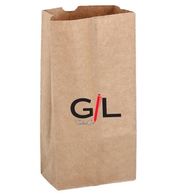 Natural Kraft 4# SOS Grocery Bag