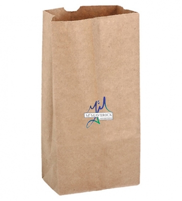 Natural Kraft 4# SOS Grocery Bag