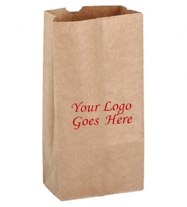 Natural Kraft 6# SOS Grocery Bag