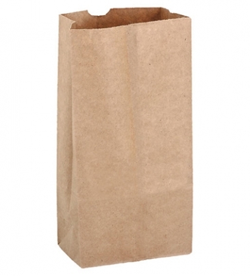 Natural Kraft 6# SOS Grocery Bag
