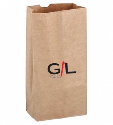 Natural Kraft 6# SOS Grocery Bag