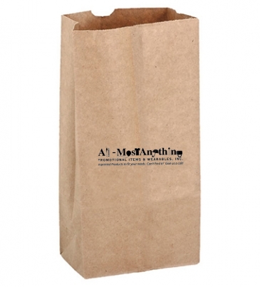 Natural Kraft 8# SOS Grocery Bag