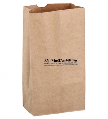 Natural Kraft 10# SOS Grocery Bag