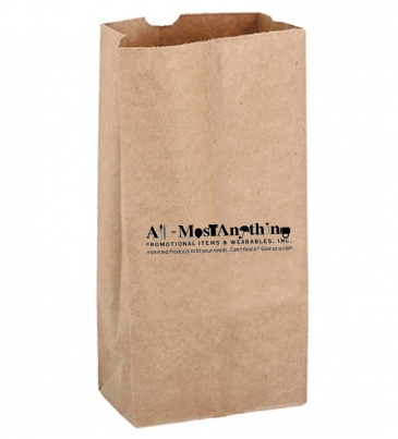 Natural Kraft 16# Large SOS Grocery Bag