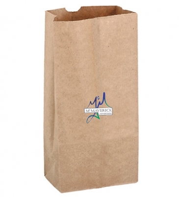 Natural Kraft 16# Large SOS Grocery Bag