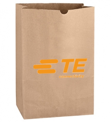 Natural Kraft 1/6 bbl. Large SOS Grocery Bag
