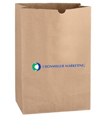 Natural Kraft 1/6 bbl. Large SOS Grocery Bag