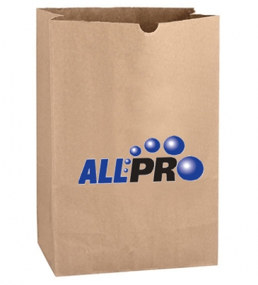 Natural Kraft 1/6 bbl. Large SOS Grocery Bag