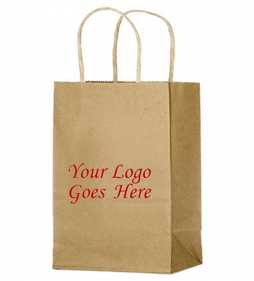 Natural Kraft Twisted Paper Handle Shopper