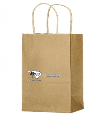 Natural Kraft Twisted Paper Handle Shopper