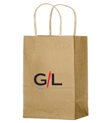 Natural Kraft Twisted Paper Handle Shopper