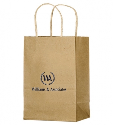 Natural Kraft Twisted Paper Handle Shopper