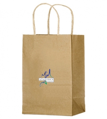 Natural Kraft Twisted Paper Handle Shopper